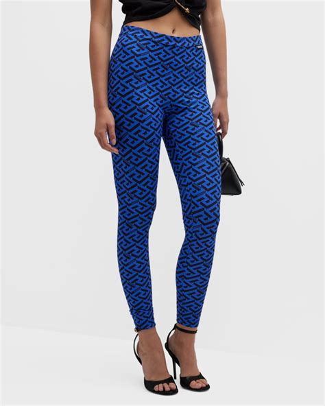 legging versace couture|Versace greca leggings.